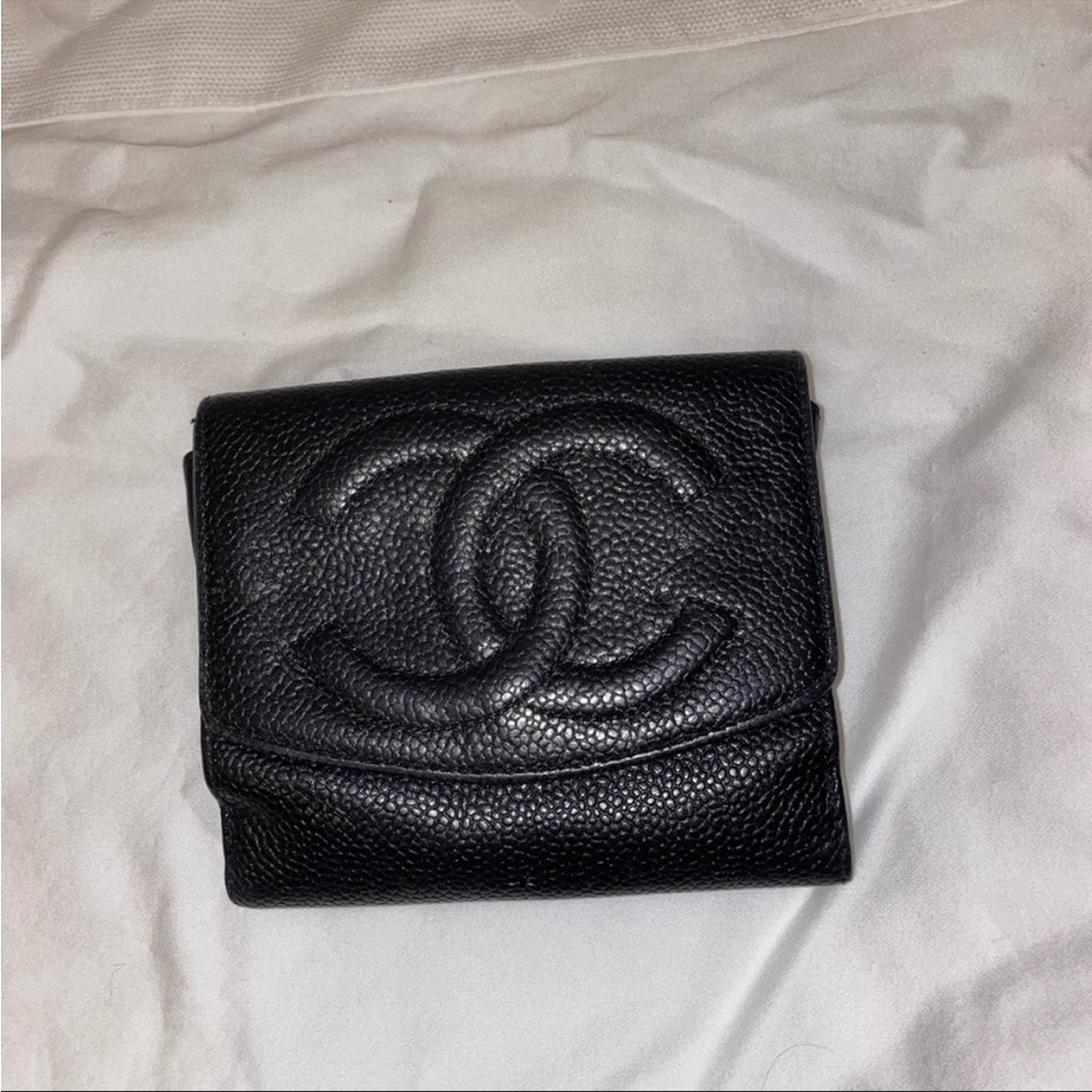 CHANEL vintage compact wallet
